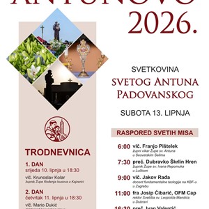 Proslava svetkovine sv. Antuna Padovanskog u Sesvetskim Selima